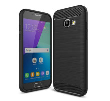 Чехол для мобильного телефона для SAMSUNG Galaxy A3 2017 Carbon Fiber (Black) Laudtec (LT-A32017B)