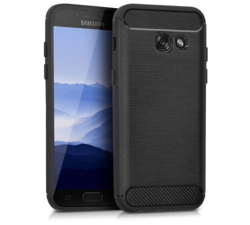 Чохол до мобільного телефона для SAMSUNG Galaxy A3 2017 Carbon Fiber (Black) Laudtec (LT-A32017B)