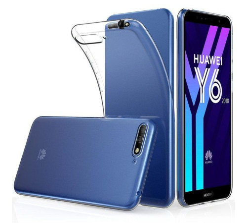 Чохол до мобільного телефона Laudtec для Huawei Y7 Prime 2018 Clear tpu (Transperent) (LC-YP2018)