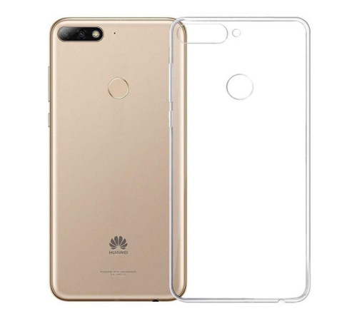 Чохол до мобільного телефона Laudtec для Huawei Y7 Prime 2018 Clear tpu (Transperent) (LC-YP2018)