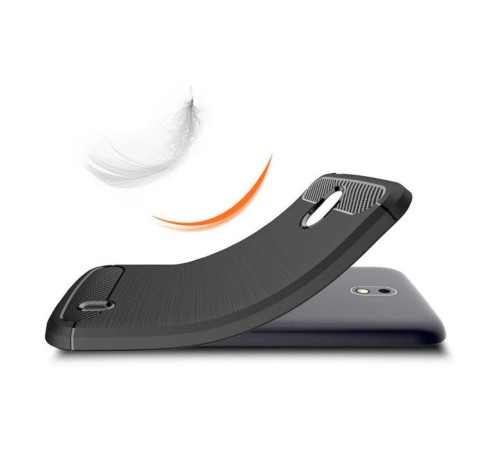 Чехол для мобильного телефона Laudtec для Nokia 1 Carbon Fiber (Black) (LT-N1B)