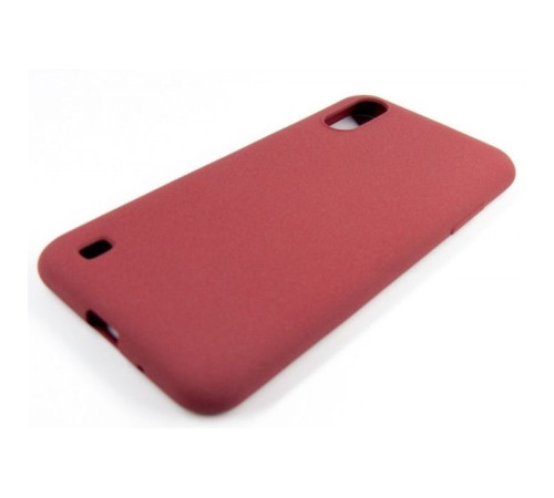 Чохол до мобільного телефона Dengos Carbon Samsung Galaxy A01, red (DG-TPU-CRBN-55) (DG-TPU-CRBN-55)