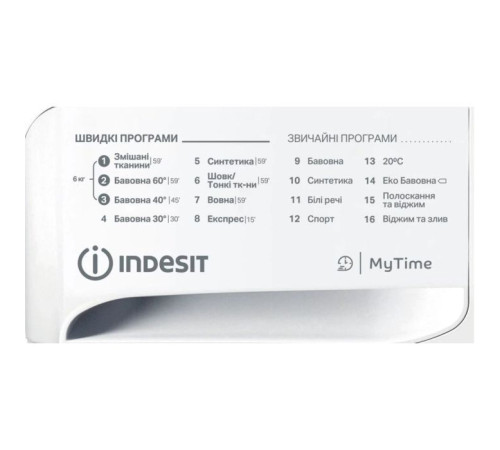 Пральна машина Indesit OMTWSE61051WKUA