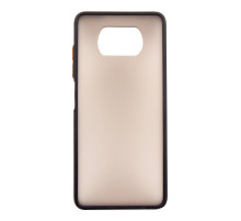 Чехол для мобильного телефона Dengos Matt POCO X3, black (DG-TPU-MATT-68)
