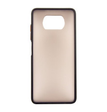 Чохол до мобільного телефона Dengos Matt POCO X3, black (DG-TPU-MATT-68)