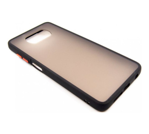 Чохол до мобільного телефона Dengos Matt POCO X3, black (DG-TPU-MATT-68)