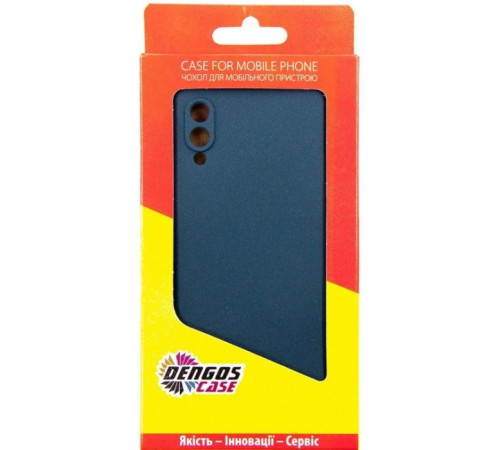 Чохол до мобільного телефона Dengos Carbon Samsung Galaxy A02, blue (DG-TPU-CRBN-114)
