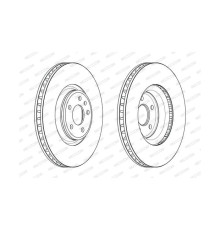 Гальмівний диск FERODO DDF2598C-1