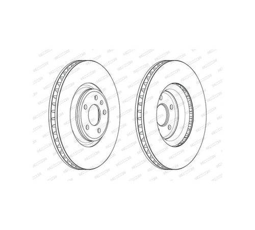 Гальмівний диск FERODO DDF2598C-1