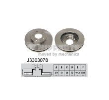 Гальмівний диск Nipparts J3303078