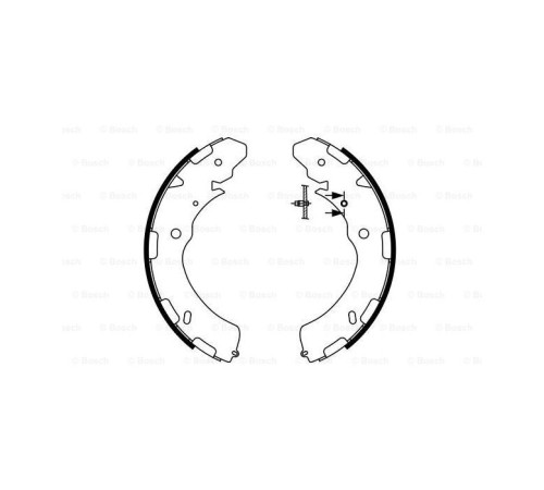 Гальмівні колодки Bosch 0 986 487 758