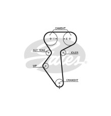 Ремінь ГРМ Gates 5419XS