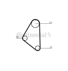 Ремінь ГРМ CONTITECH CT558