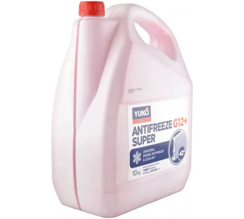 Антифриз Yuko -40 Super G12+ червоний 9л (10 кг.) (4820070248234)