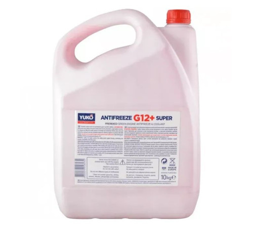 Антифриз Yuko -40 Super G12+ червоний 9л (10 кг.) (4820070248234)