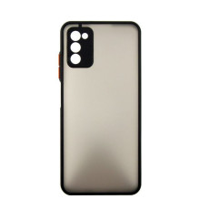 Чохол до мобільного телефона Dengos Matt Samsung Galaxy A03s black (DG-TPU-MATT-85)