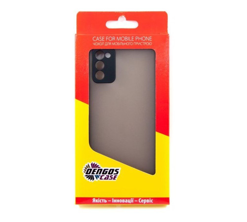 Чохол до мобільного телефона Dengos Matt Samsung Galaxy A03s black (DG-TPU-MATT-85)