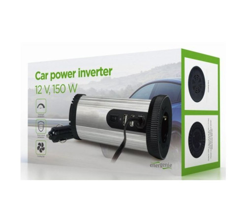Автомобильный инвертор EnerGenie 12V/220V 150 Вт (EG-PWC150-01)