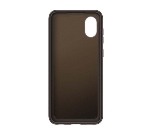 Чохол до мобільного телефона Samsung A03 Soft Clear Cover Black (EF-QA032TBEGRU)