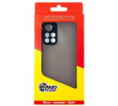 Чохол до мобільного телефона Dengos Matte POCO M4 Pro (black) (DG-TPU-MATT-102)