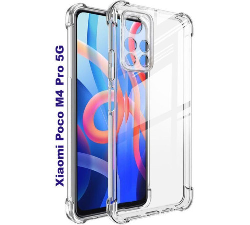Чохол до мобільного телефона BeCover Anti-Shock Poco M4 Pro Clear (707198)