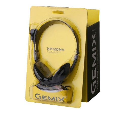 Навушники Gemix HP-120MV Black (HP-120MV)