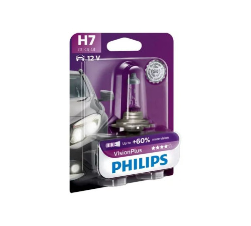 Автолампа Philips 12972VPB1 H7 Vision Plus 12V 55W (2363)