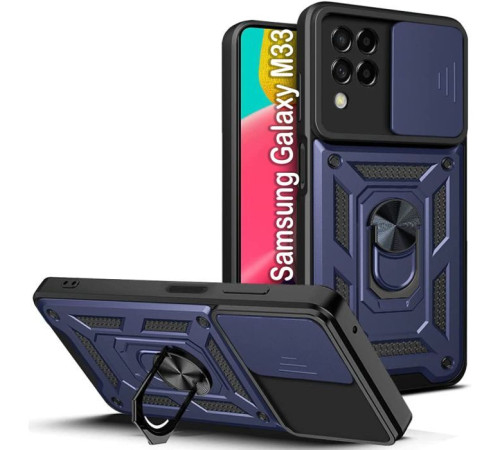 Чохол до мобільного телефона BeCover Military Samsung Galaxy M33 SM-M336 Blue (707388)