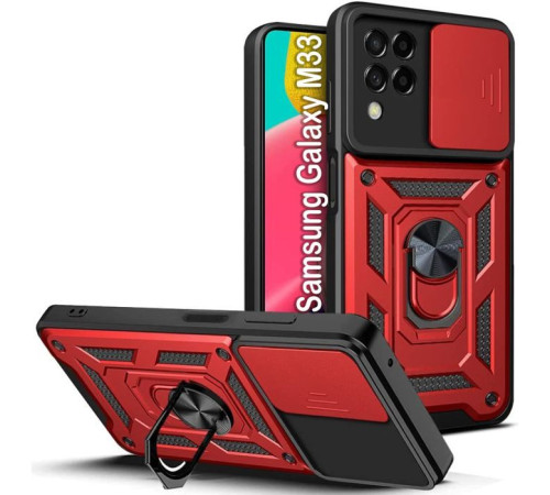 Чохол до мобільного телефона BeCover Military Samsung Galaxy M33 SM-M336 Red (707389)