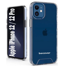 Чохол до мобільного телефона BeCover Space Case Apple iPhone 12 / 12 Pro Transparancy (707793)