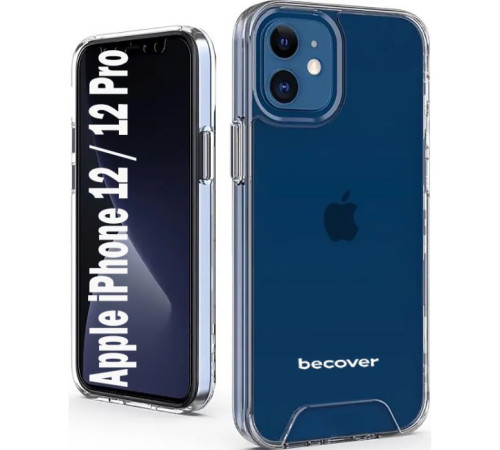 Чохол до мобільного телефона BeCover Space Case Apple iPhone 12 / 12 Pro Transparancy (707793)