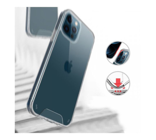 Чохол до мобільного телефона BeCover Space Case Apple iPhone 12 / 12 Pro Transparancy (707793)
