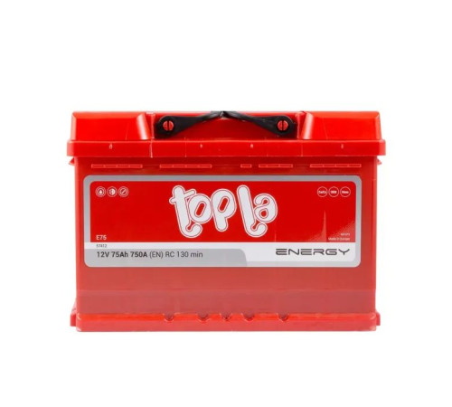 Аккумулятор автомобильный Topla 75 Ah/12V Energy Euro 750A (108 075)