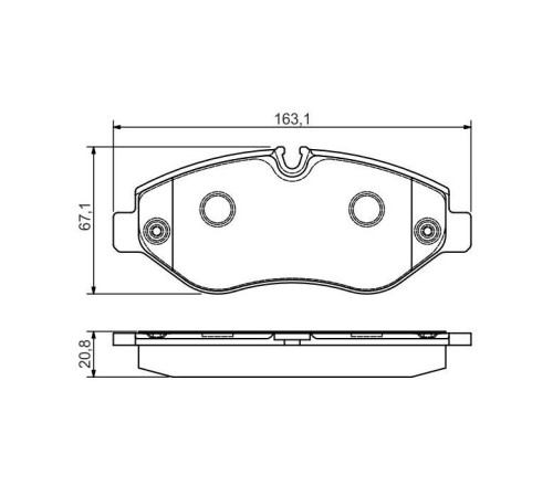 Гальмівні колодки Bosch 0 986 495 098