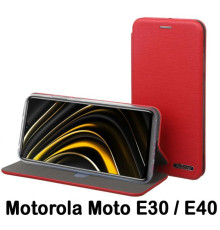 Чохол до мобільного телефона BeCover Exclusive Motorola Moto E30 / E40 Burgundy Red (707906)
