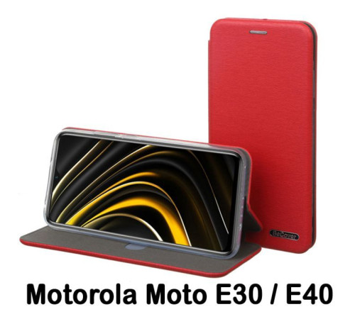 Чохол до мобільного телефона BeCover Exclusive Motorola Moto E30 / E40 Burgundy Red (707906)
