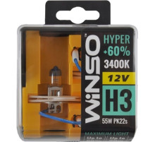 Автолампа WINSO H3 HYPER +60 55W (712330)