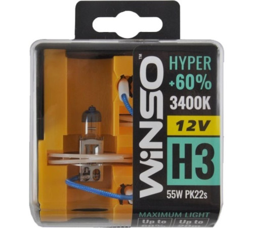 Автолампа WINSO H3 HYPER +60 55W (712330)