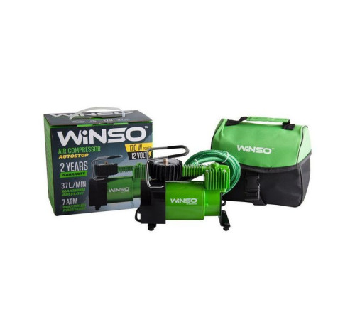Автомобільний компресор WINSO з автостопом 37 л/хв (124000)