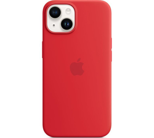 Чохол до мобільного телефона Apple iPhone 14 Plus Silicone Case with MagSafe - (PRODUCT)RED,Model A2911 (MPT63ZE/A)
