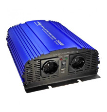 Автомобільний інвертор 12V/220V MS-2500 2500W, approximate sinusoid, USB, Shuko*2 Tommatech (29448)