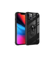 Чохол до мобільного телефона Drobak Magnetic Ring Case with Airbag Apple iPhone 11 Pro Max Black (707015)