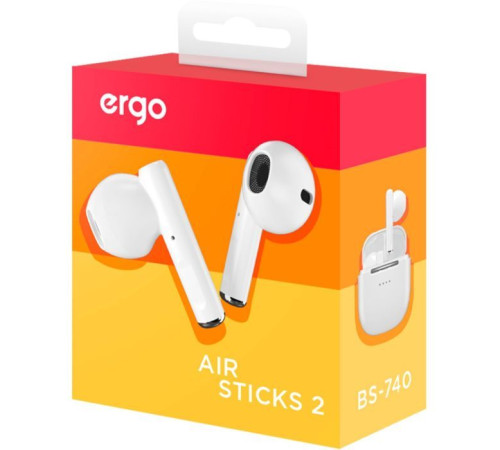 Наушники Ergo BS-740 Sticks Nano 2 White (BS-740W)