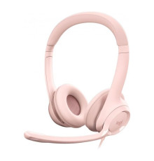 Навушники Logitech H390 USB Rose (981-001281)