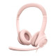 Навушники Logitech H390 USB Rose (981-001281)