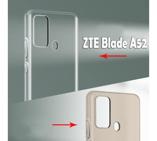 Чохол до мобільного телефона BeCover ZTE Blade A52 Transparancy (708942)