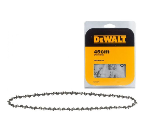 Ланцюг DeWALT 3/8", 1.3 мм, 62 ланки, довжина ланцюга 18"/45 см (DT20688)