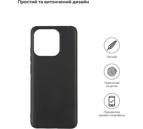 Чохол до мобільного телефона Armorstandart Matte Slim Fit Xiaomi Redmi 12С / 11A Black (ARM65963)
