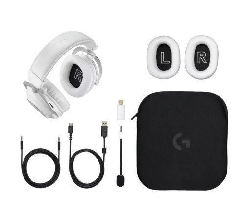 Наушники Logitech G Pro X 2 Lightspeed Wireless White (981-001269)