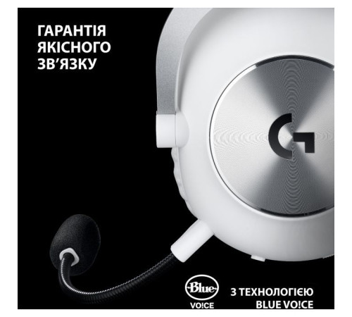 Наушники Logitech G Pro X 2 Lightspeed Wireless White (981-001269)